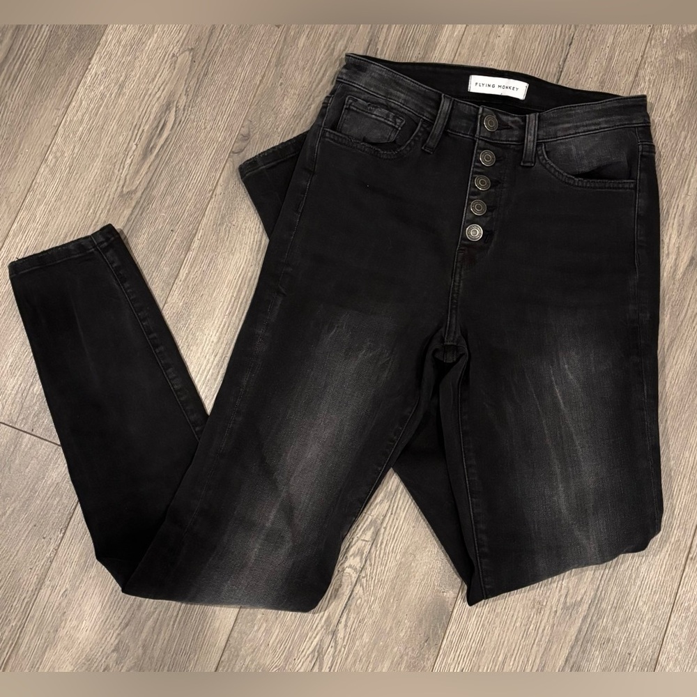 Flying Monkey Black High Rise Jeans